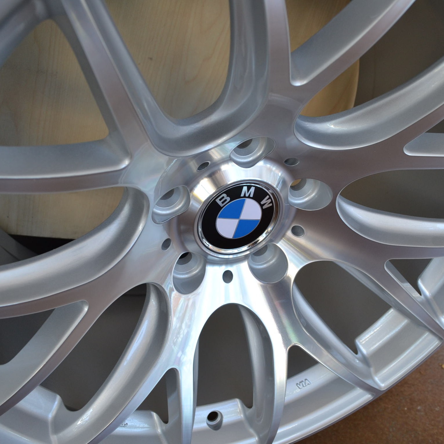 BMW WHEELS/RIM 740i 740Li 745i 745Li E65 E66 Hyper Silver / Machine Face 18"
