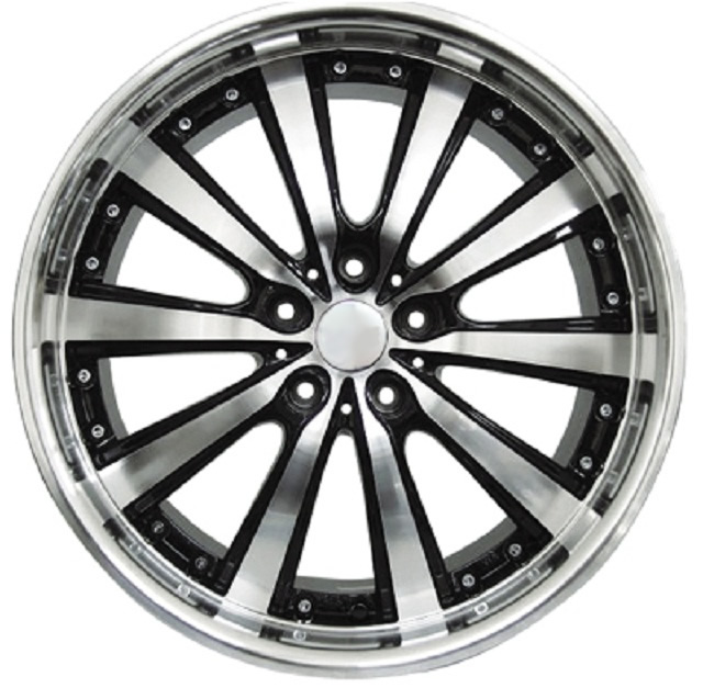 BMW WHEELS/RIM 328i 328xi 330i 330ci 330xi X3 Black / Machine Face / Stainless Chrome Lip 19"