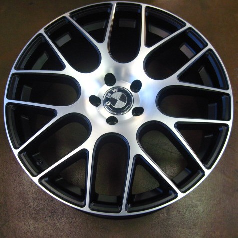 BMW WHEELS/RIM 745i/Li 750i 750Li 760i 760Li X5 X6  Black / Machined Face 19"