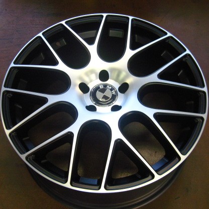 BMW WHEELS/RIM 525i 528i 530i 535i 545i 550i Black / Machined Face 19"