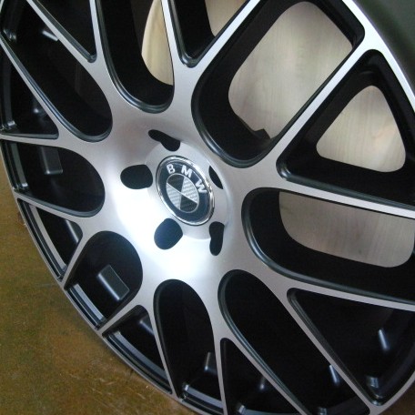 BMW WHEELS/RIM E60 E63 E64 645ci 650i M5 M6 Black / Machined Face 19"
