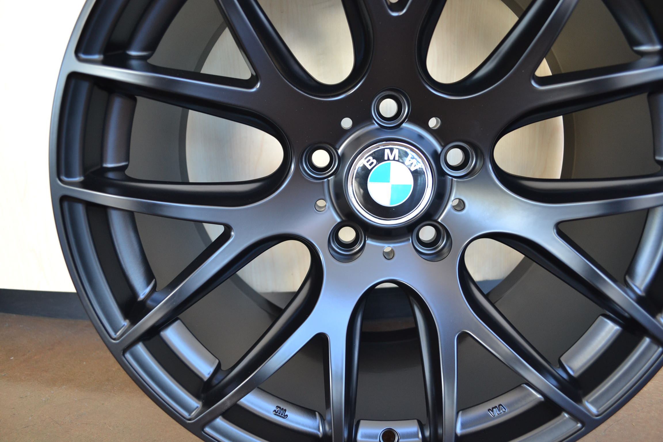 Bmw Wheels Rim 325i 325xi 325ci E46 E90 M3 Matte Black 18 Quot