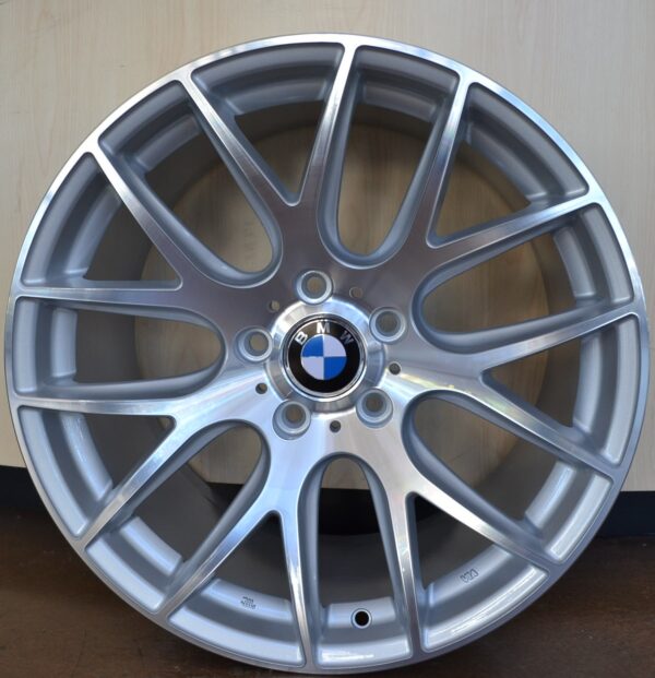 BMW WHEELS/RIM E60 E63 E64 645ci 650i M5 M6 Hyper Silver / Machine Face 19"