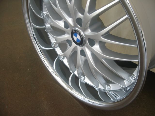 BMW WHEELS/RIM E60 E63 E64 645ci 650i M5 M6 Silver / Stainless Chrome Lip 19" - Image 5