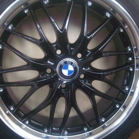 BMW WHEELS/RIM 740i 740Li 745i 745Li E65 E66 Black w/ Polished Lip 19"