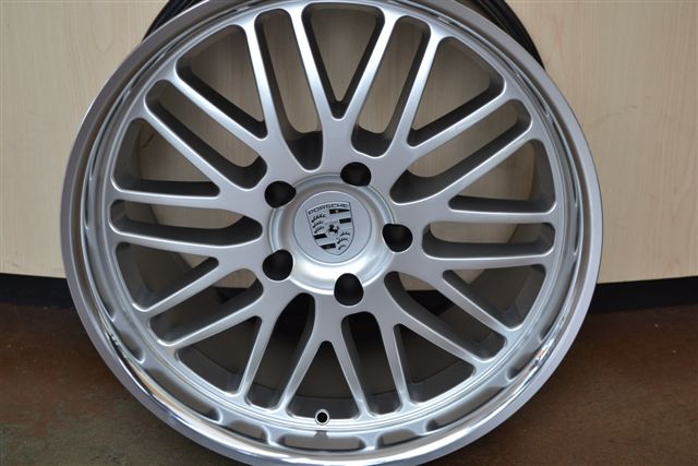 PORSCHE WHEELS/RIM 911 CARRERA S CABRIOLET C2 C2S C4 TARGA 4 996/997 Hyper Silver - 18" - Image 2