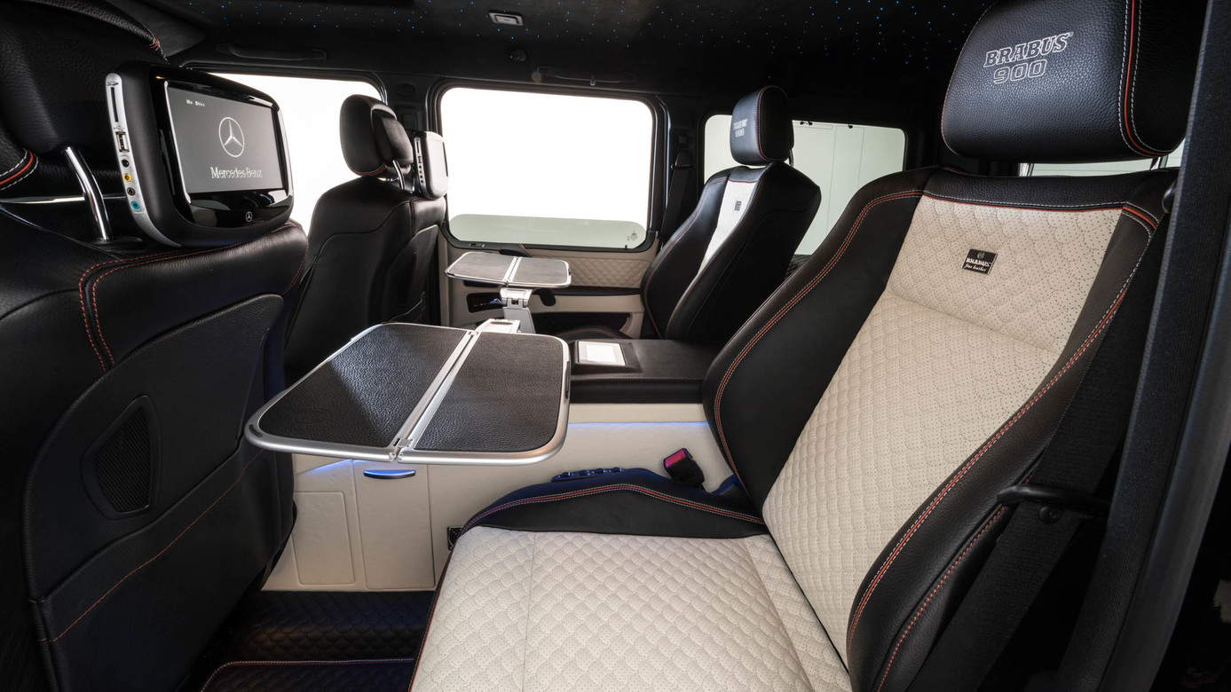 BRABUS Integrated Fond Tables for Mercedes G-Class W463