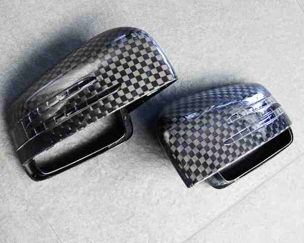HAMANN Mercedes-Benz G-class Spyridon G63 W463 Mirror covers - carbon checkered flag