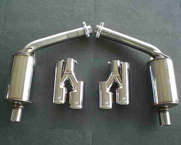 HAMANN RANGE ROVER Sport Rear Muffler 4x90mm Round Tips