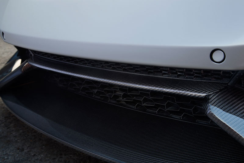 Novitec Torado Huracan Front Lip Cover Visible Carbon
