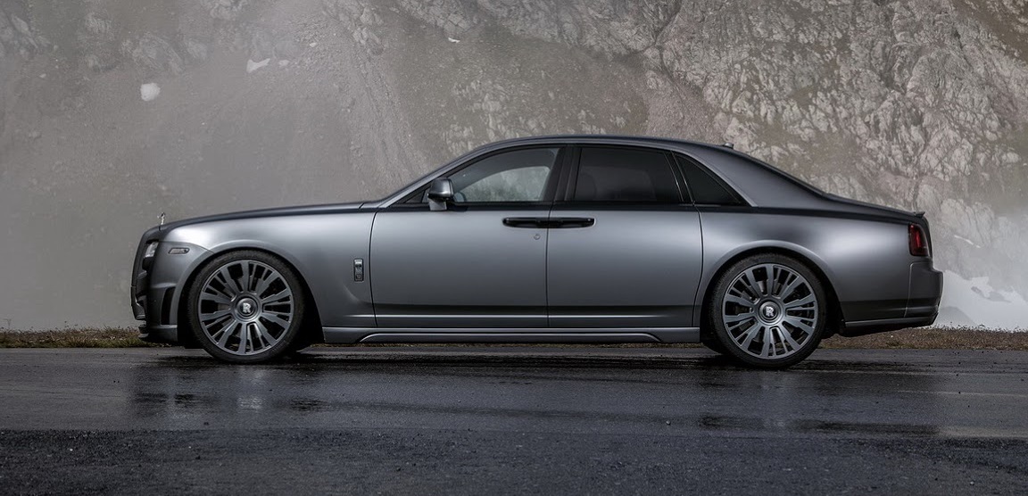 Novitec SPOFEC SP1 Matte Titanium Wheels with Tires for Rolls Royce Ghost - Image 4