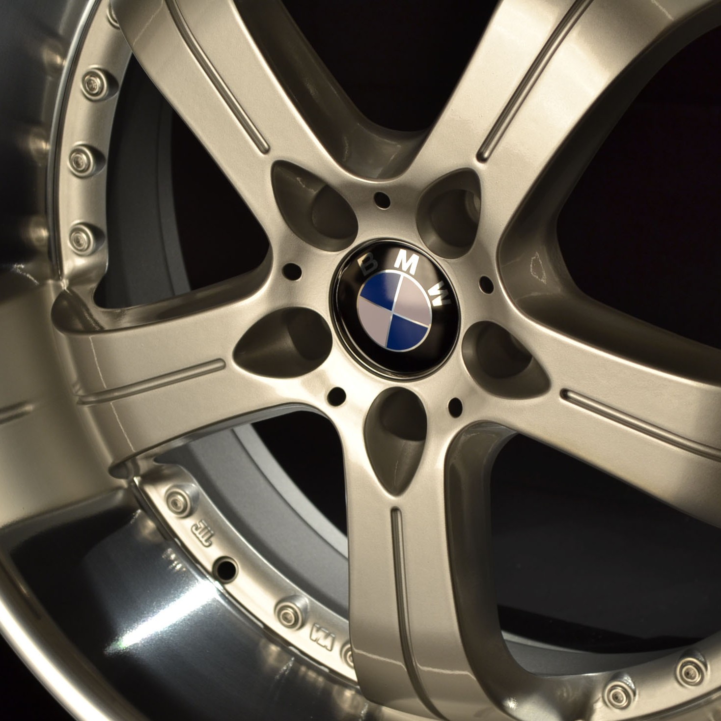 BMW WHEELS/RIM 740i 740Li 745i 745Li E65 E66 Hyper Silver / Polished Lip 22"