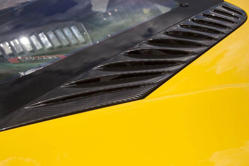 Novitec Ferrari 458 Speciale Engine Compartment Ventilation Louvers in Carbon Fiber