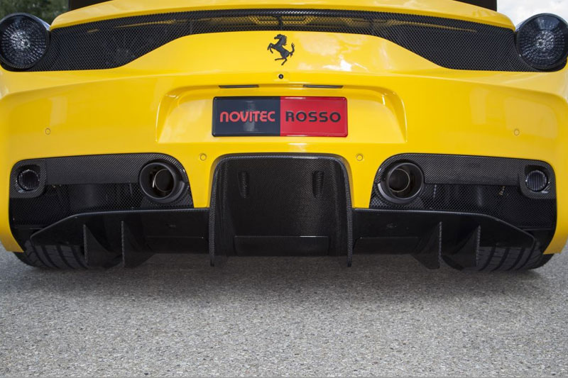 Novitec Ferrari 458 Speciale Diffuser in Carbon Fiber