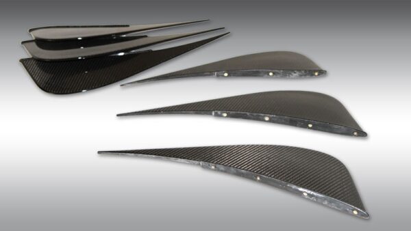 Novitec Ferrari 458 Italia Carbon Rear Diffuser Fins