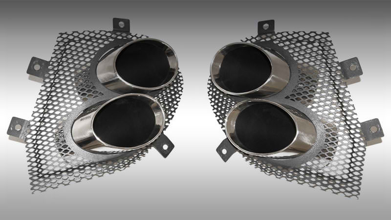 Novitec Ferrari California Stainless Steel Exhaust Tailpipes