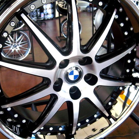 BMW WHEELS/RIM E60 E63 E64 645ci 650i M5 M6 Black & Machined Finished 20"