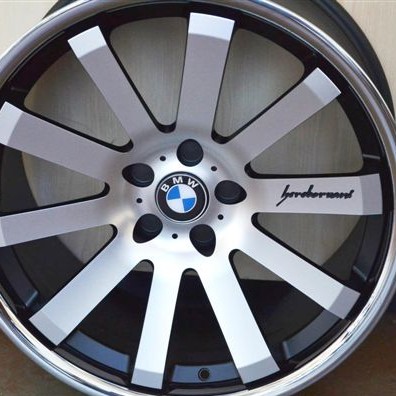 BMW WHEELS/RIM 328i 328xi 330i 330ci 330xi X3 Machine Face / Black Inner Spokes / Chrome Lip 20"