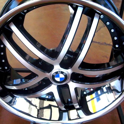 BMW WHEELS/RIM 325i 325xi 325ci E46 E90 M3 Black & Machined Finished 20"