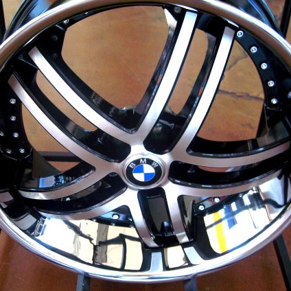 BMW WHEELS/RIM 740i 740Li 745i 745Li E65 E66 Black & Machined Finished 20"