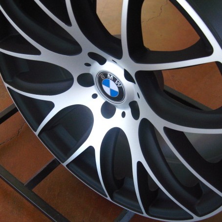 BMW WHEELS/RIM 750i 750Li 760i 760Li X5 X6 M Machine Satin Black 20"
