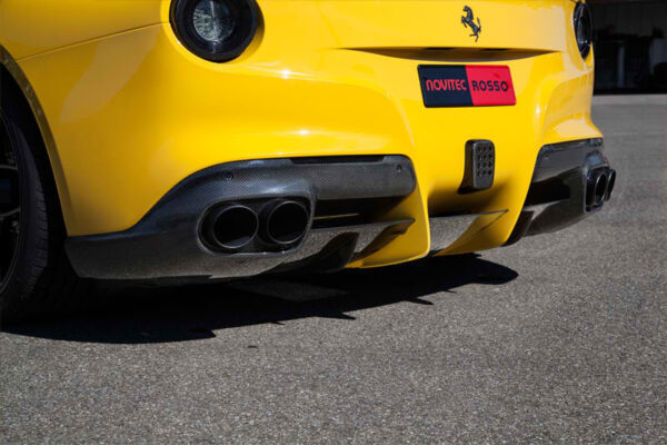 Novitec Ferrari F12 Carbon Attachment for Rear Bumper