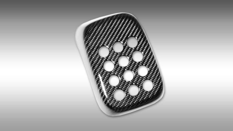 Novitec Ferrari F12 Carbon Rear Fog Light Cover - Image 2
