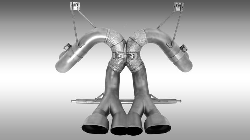 NOVITEC Lamborghini Aventador Power optimized Exhaust System RACE without Flap-regulation