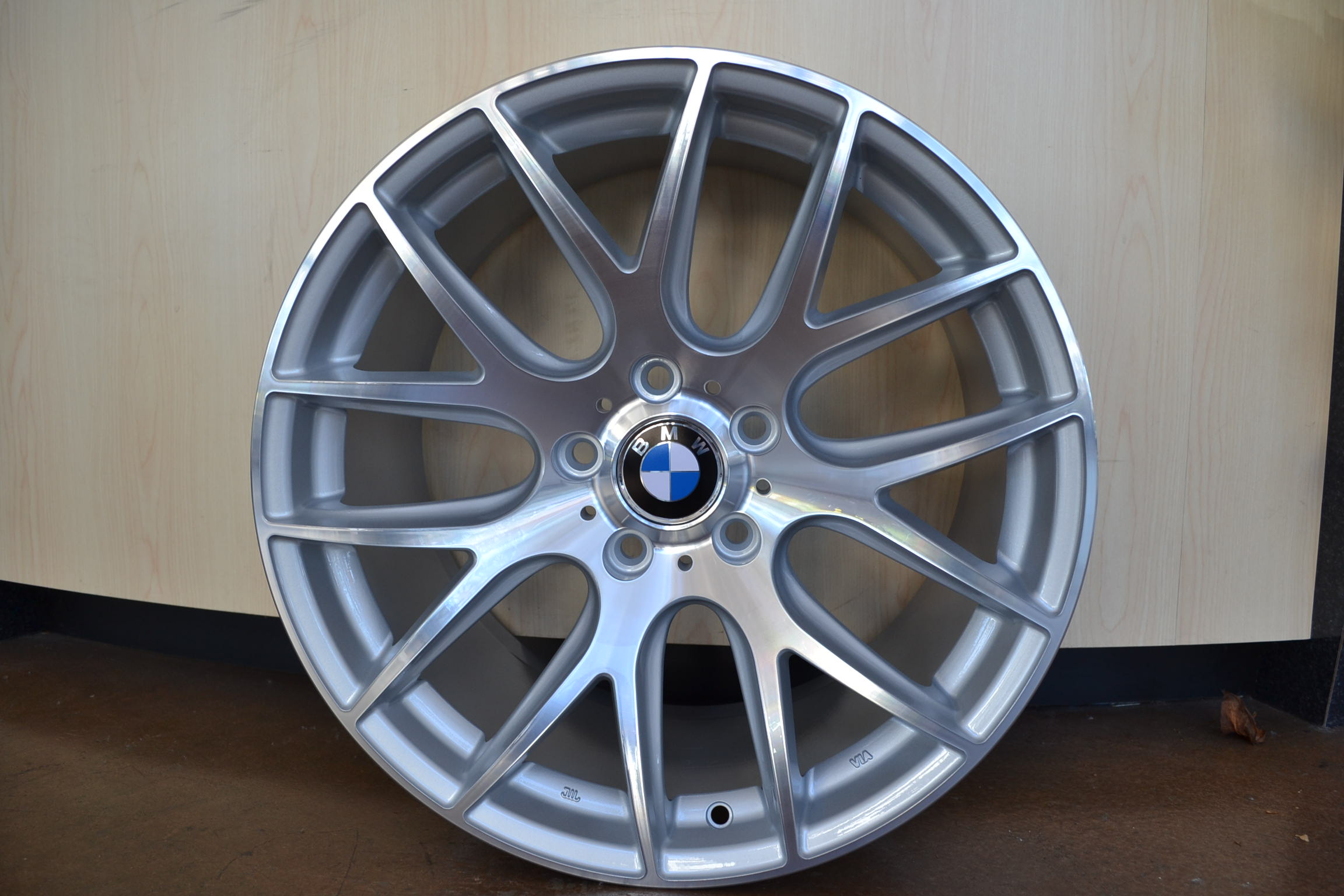BMW WHEELS/RIM 325i 325xi 325ci E46 E90 M3 Hyper Silver / Machine Face 19" - Image 7