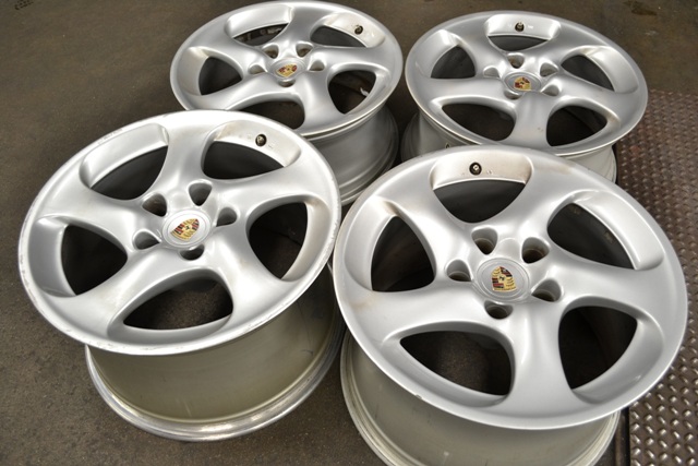 PORSCHE WHEELS/RIM 911 CARRERA TARGA SILVER - 18" - Image 5