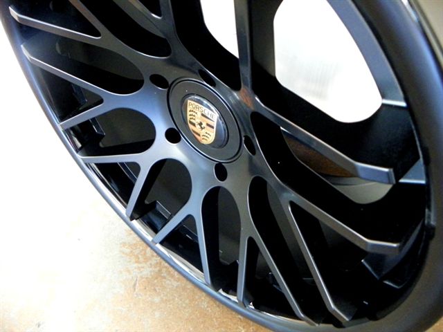 PORSCHE WHEELS/RIM 911 CARRERA S CABRIOLET C2 C2S C4 TARGA 4 996/997 Matte Black / Gloss Black Lip - 19" - Image 6