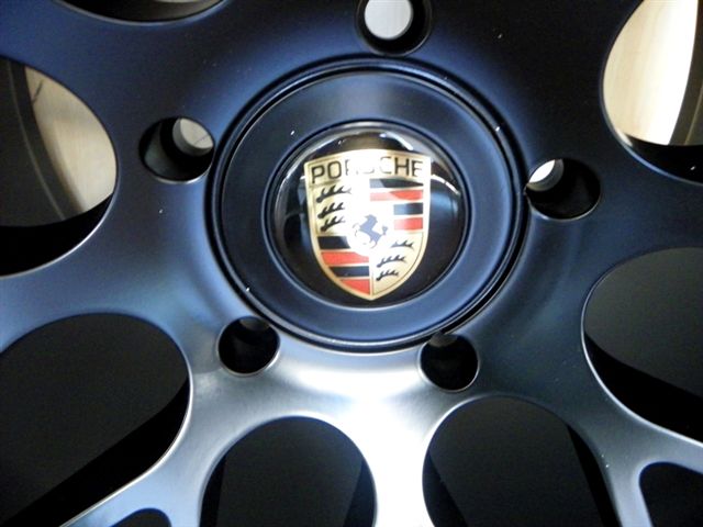 PORSCHE WHEELS/RIM 911 CARRERA S CABRIOLET C2 C2S C4 TARGA 4 996/997 Matte Black / Gloss Black Lip - 19" - Image 5