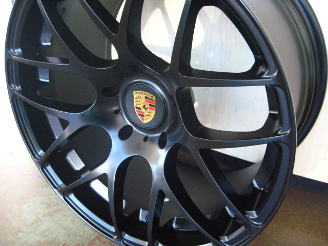 PORSCHE WHEELS/RIMS 911 CARRERA S CABRIOLET C2 C2S C4 TARGA 4 996/997 Matte Black - 19" - Image 7
