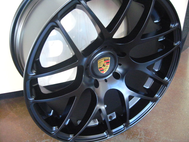 PORSCHE WHEELS/RIMS 911 CARRERA S CABRIOLET C2 C2S C4 TARGA 4 996/997 Matte Black - 19" - Image 3