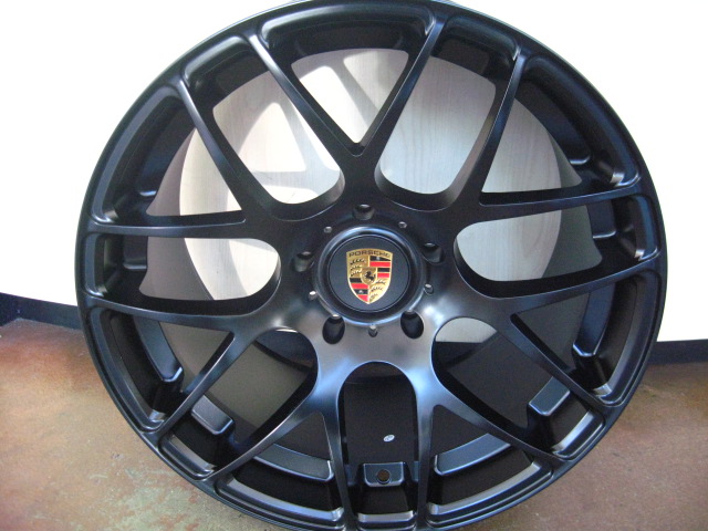 PORSCHE WHEELS/RIM 987 BOXSTER S SPYDER 987c CAYMAN R Matte Black - 20" - Image 2