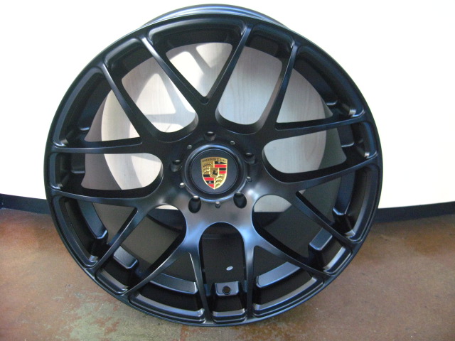 PORSCHE WHEELS/RIMS 911 CARRERA S CABRIOLET C2 C2S C4 TARGA 4 996/997 Matte Black - 19" - Image 2