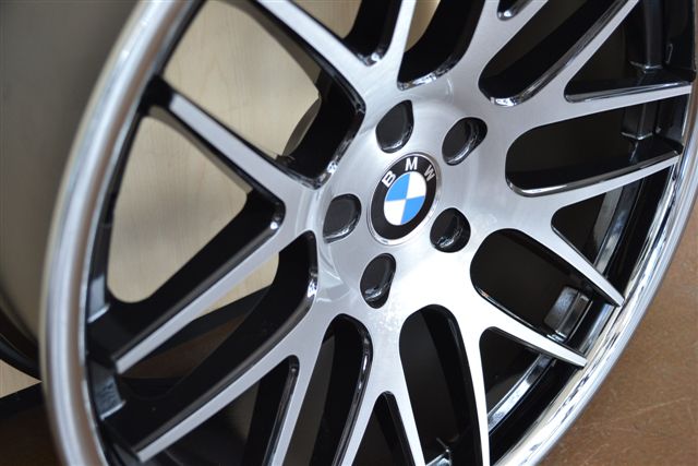 BMW WHEELS/RIM E85 E89 Z4 Z8 335i 335d 335xi Brush Face / Black Inner Spokes / Black Lip 20" - Image 6