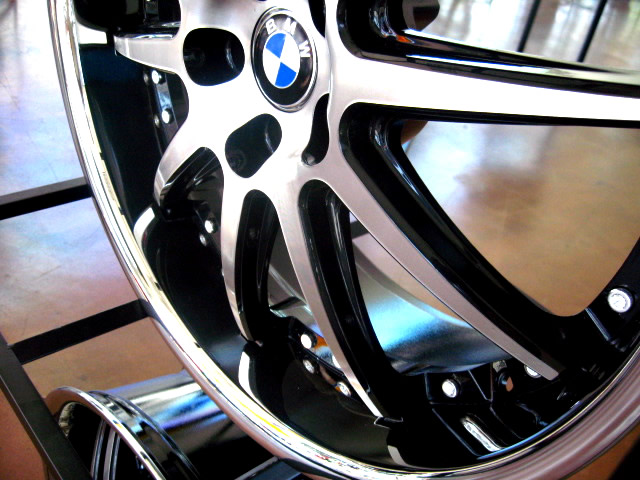 BMW WHEELS/RIM E60 E63 E64 645ci 650i M5 M6 Black & Machined Finished 22" - Image 4