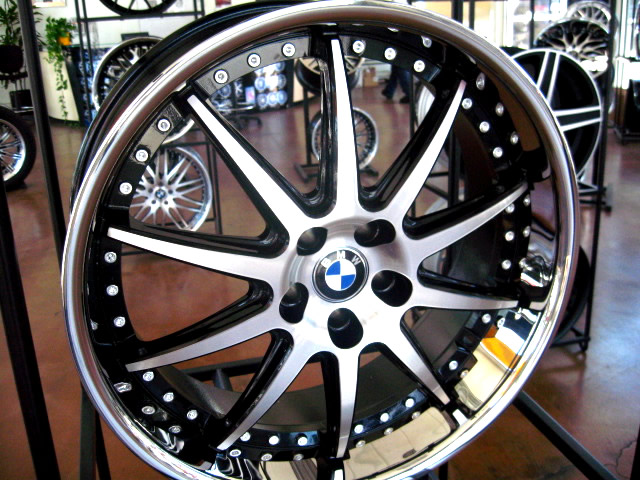 BMW WHEELS/RIM 750i 750Li 760i 760Li X5 X6 M Black & Machined Finished 18" - Image 4
