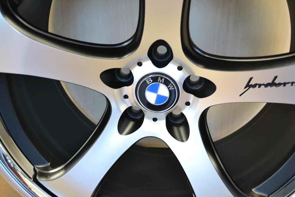 BMW WHEELS/RIM E85 E89 Z4 Z8 335i 335d 335xi Machine Face / Black Inner Spokes / Chrome Lip 20" - Image 4
