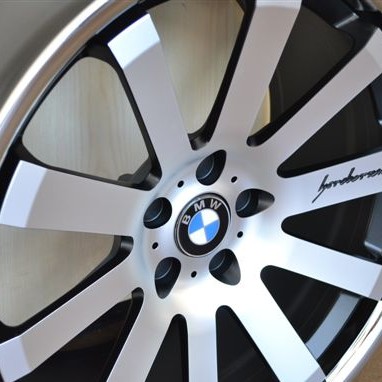 BMW WHEELS/RIM E60 E63 E64 645ci 650i M5 M6 Machine Face / Black Inner Spokes / Chrome Lip 20"