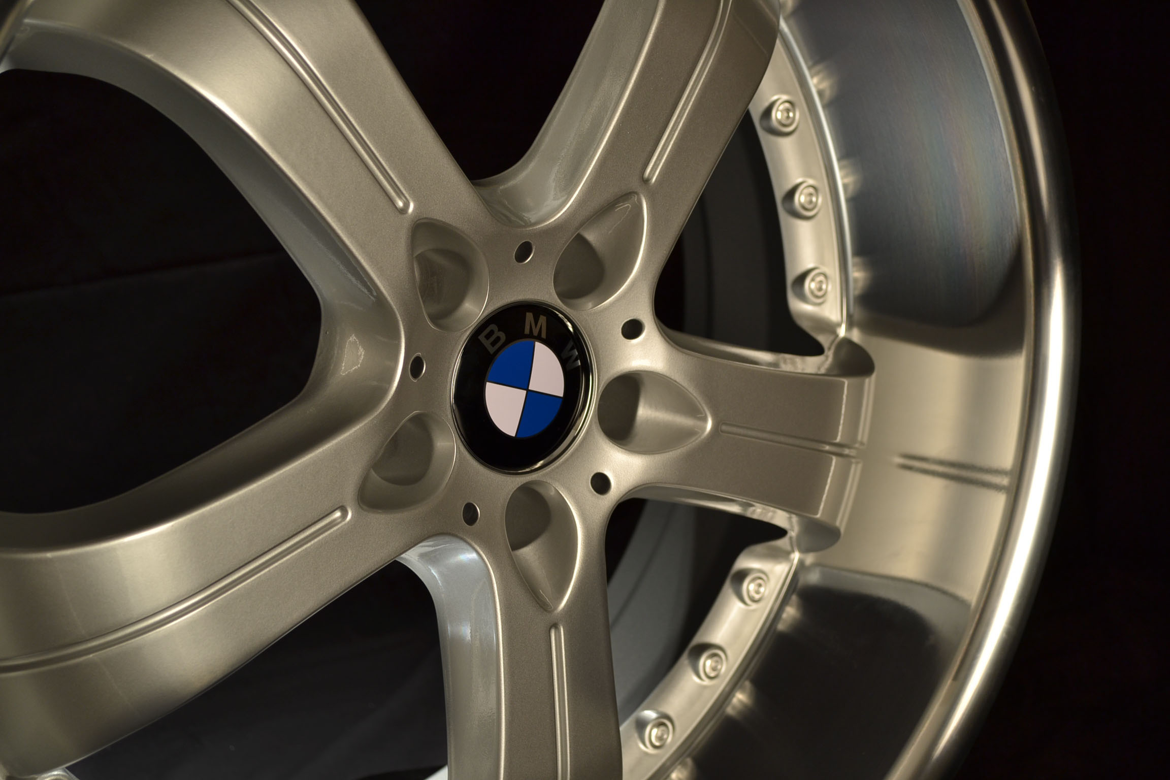 BMW WHEELS/RIM 740i 740Li 745i 745Li E65 E66 Hyper Silver / Polished Lip 22" - Image 2