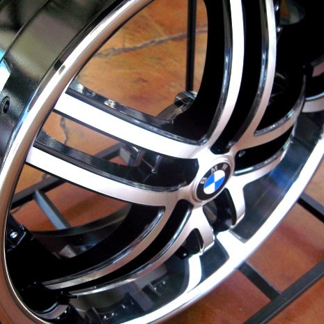 BMW WHEELS/RIM 750i 750Li 760i 760Li X5 X6 M Black & Machined Finished 20"