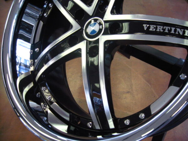 BMW WHEELS/RIM E85 E89 Z4 Z8 335i 335d 335xi Diamond Cut / Black Inner Spokes / Chrome Lip 19"