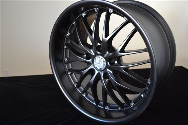 MERCEDES WHEELS/RIM CLK320 CLK350 CLK500 Matte Black 18" - Image 6