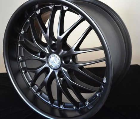 MERCEDES WHEELS/RIM CL500 S430 S500 S550 S600 Matte Black 19"