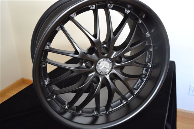 MERCEDES WHEELS/RIM CL500 S430 S500 S550 S600 Matte Black 18" - Image 5
