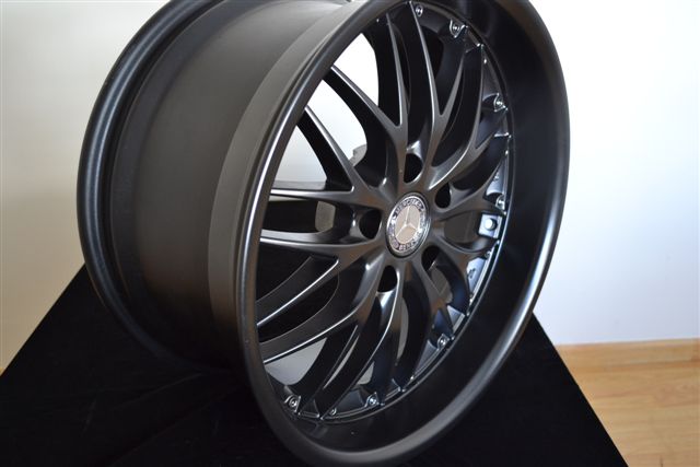 MERCEDES WHEELS/RIM CLK320 CLK350 CLK500 Matte Black 18" - Image 5