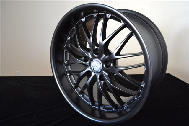 MERCEDES WHEELS/RIM CLK320 CLK350 CLK500 Matte Black 18" - Image 4