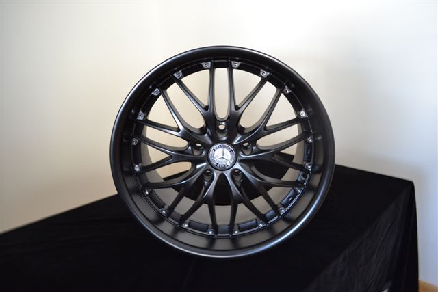 MERCEDES WHEELS/RIM CL500 S430 S500 S550 S600 Matte Black 18" - Image 2